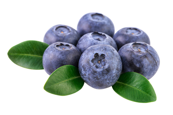 Blueberries isolated on white. Image included clipping path - Photo, Image