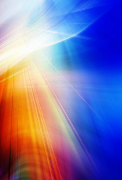 Abstract background representing speed, motion and burst of colors - Photo, Image