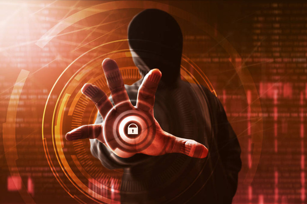 Hacker unlock data on computer - Photo, Image