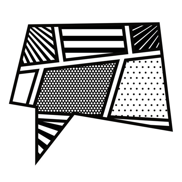appel rectangle monochrome dans le pop art
 - Vecteur, image