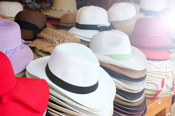 καπέλο του καπέλο maket κατάστημα - Φωτογραφία, εικόνα