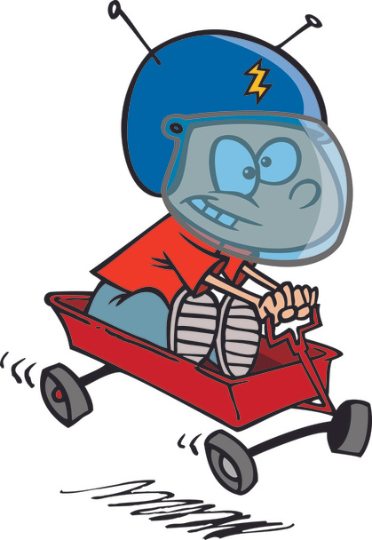 Cartoon-Weltraumwagen - Vektor, Bild