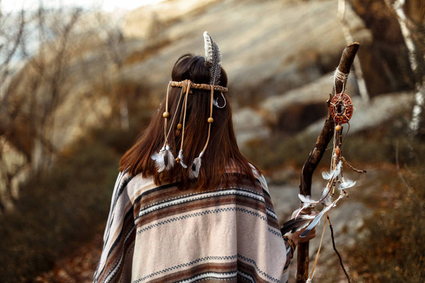 nativo indio americano mujer
 - Foto, imagen
