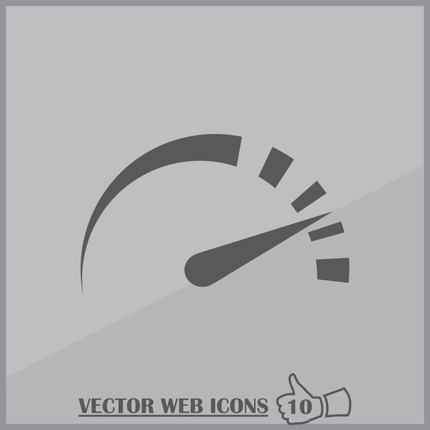 ikona tachometru. web design styl - Vektor, obrázek