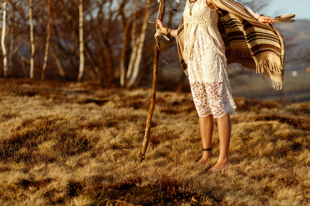 native indian american woman - Foto, Imagem