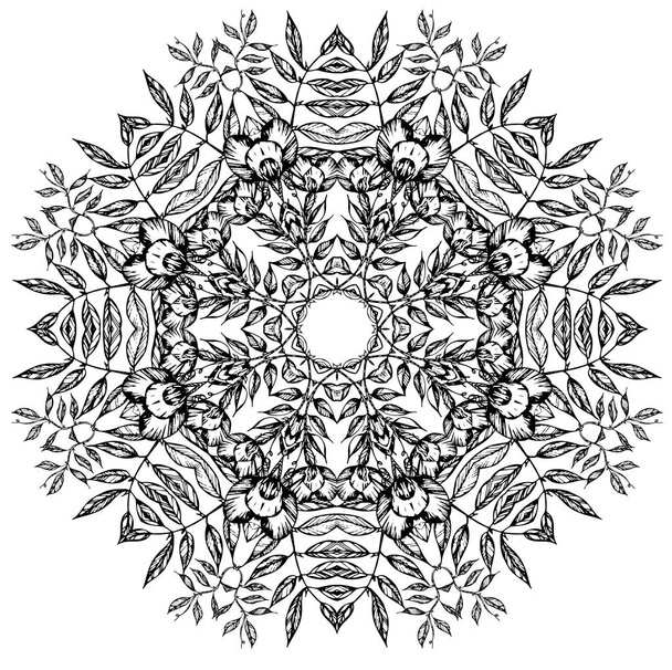 Mandala,round pattern  - Вектор,изображение