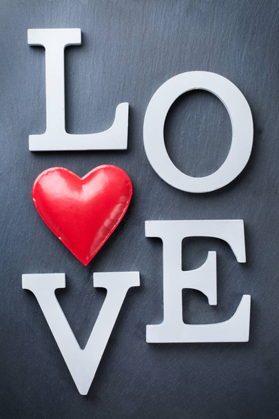 Valentinstag Urlaub Briefe SMS-Nachricht Liebe Karte Hintergrund - Foto, Bild