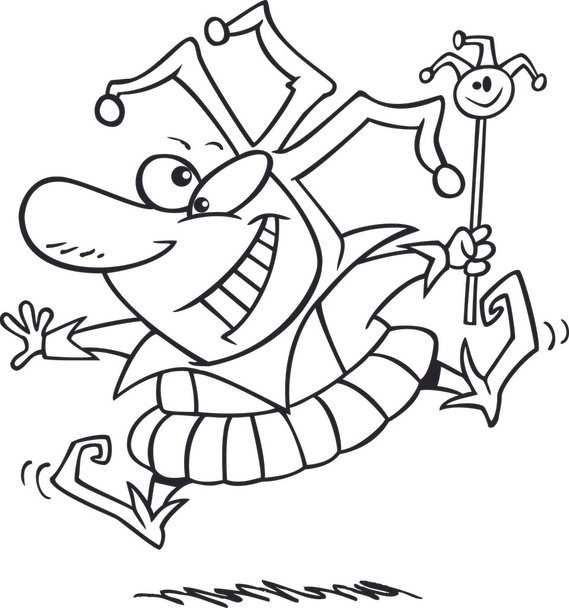 Caricature Avril Fool's Jester
 - Vecteur, image