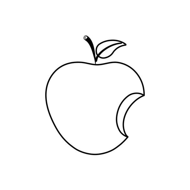 Фрукти смачні яблучний
 - Вектор, зображення