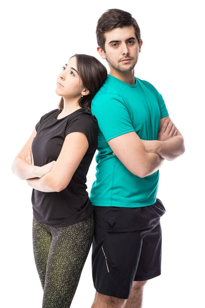 Couple avec bras croisés
 - Photo, image