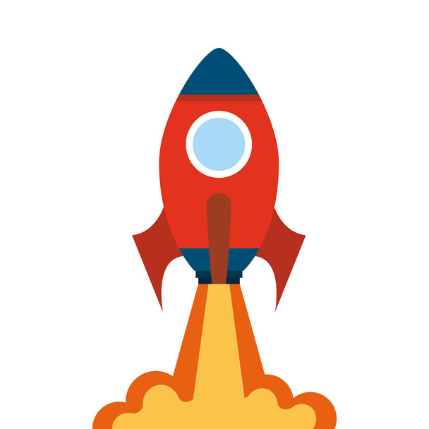 space rocket icon - Vector, Image