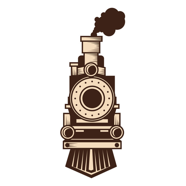поїзд транспортний засіб ізольована іконка
 - Вектор, зображення