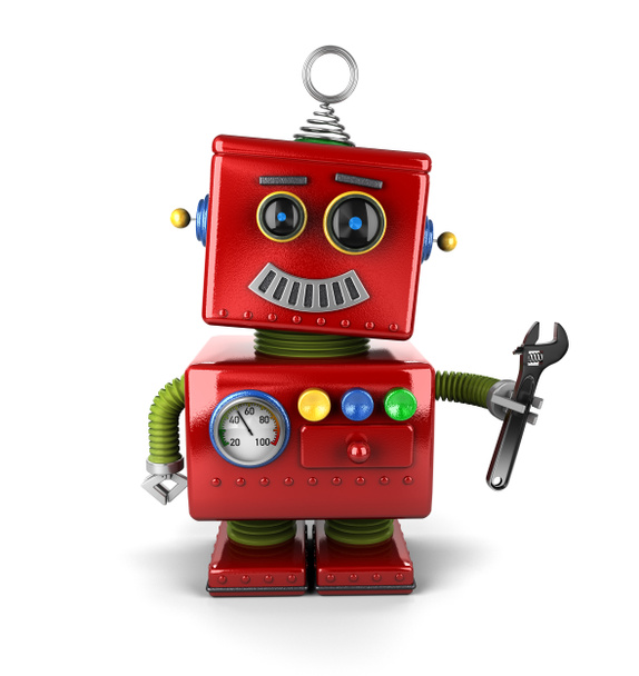 Spielzeugmechaniker-Roboter - Foto, Bild