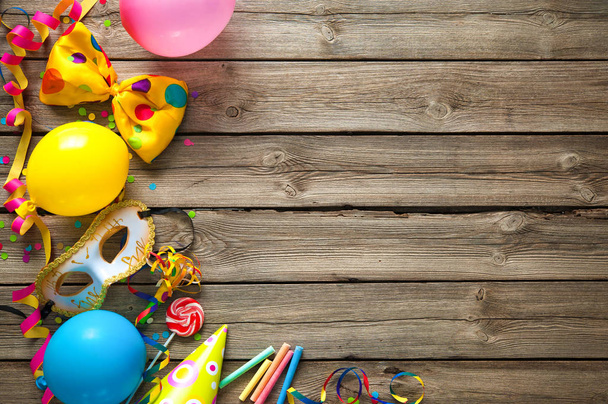 Colorful birthday or carnival background - Foto, Imagem
