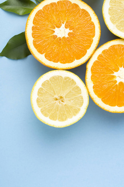 fresh citrus fruits background - Foto, imagen