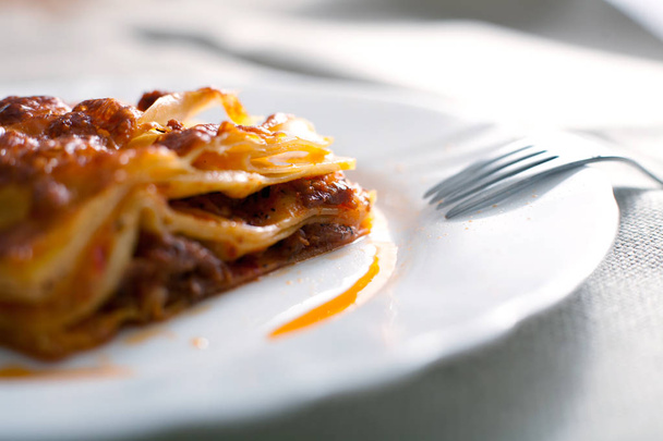 Macro shot lasagne
  - Foto, immagini