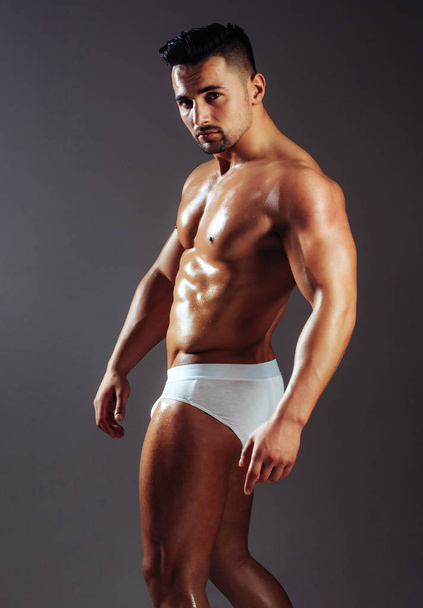 Handsome man or muscular macho - Valokuva, kuva