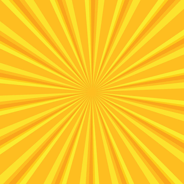 Yellow colored back pop art style background - Vector, Image