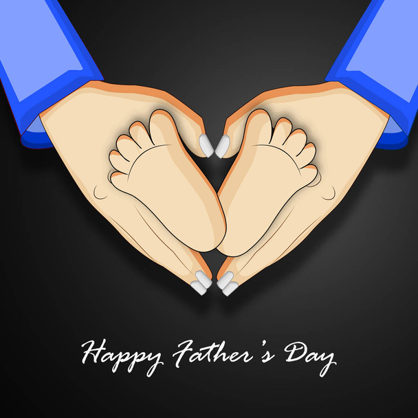  Illusztráció, a háttér az Apák napja - Vektor, kép