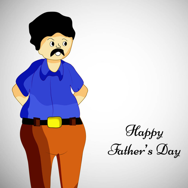  Illusztráció, a háttér az Apák napja - Vektor, kép