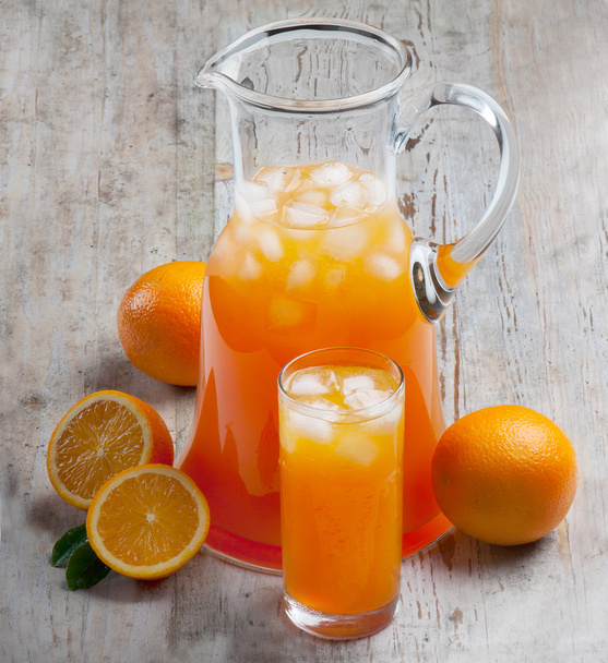 Orange and orange juice - Valokuva, kuva