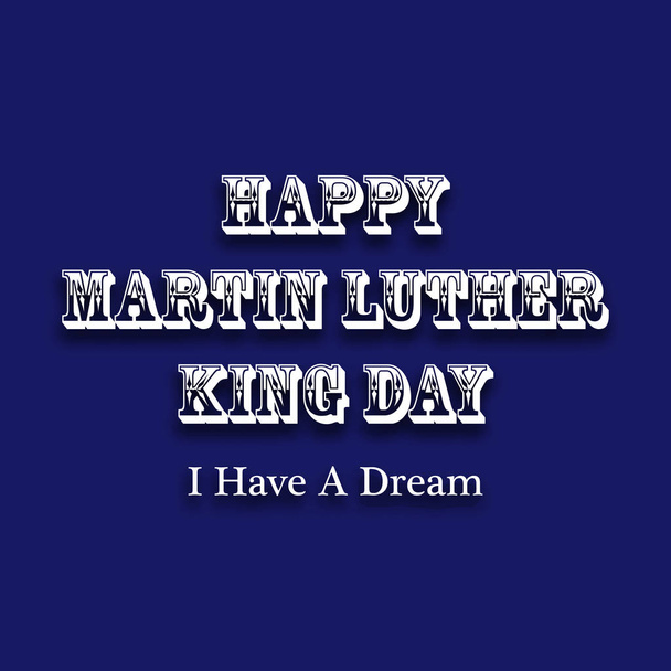 illustration of Martin Luther King Day background - Vector, Image