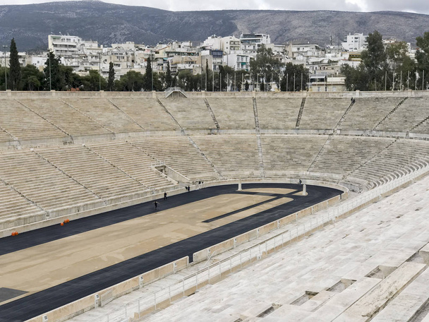 アテネ、ギリシャのパナテニックスタジアム - 写真・画像