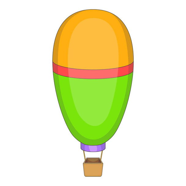 ovales Luftballon-Symbol, Cartoon-Stil - Vektor, Bild