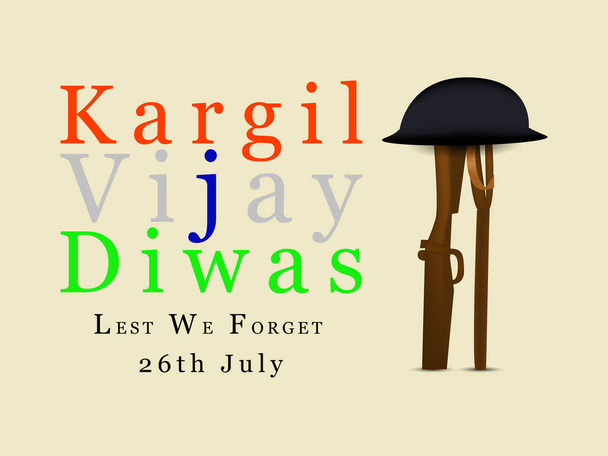 Kargil Vijay Diwas arka plan resmi - Vektör, Görsel