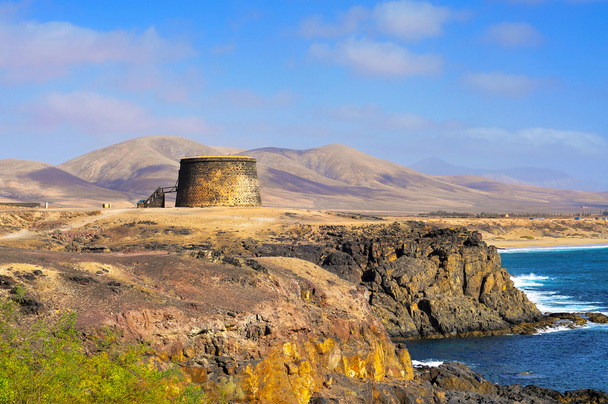 Burg Torre del Toston in el cotillo, fuerteventura, kanarische Insel - Foto, Bild