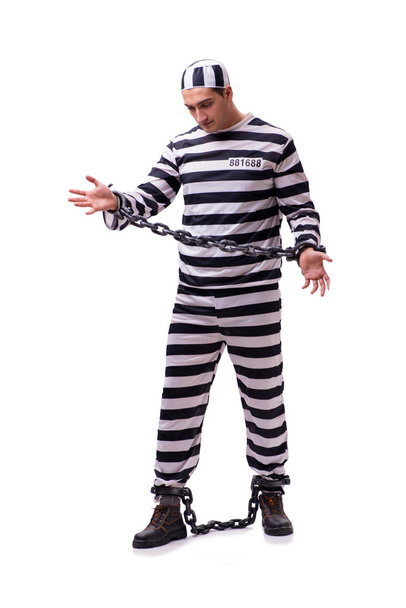 Человек заключенный на белом фоне
 - Фото, изображение