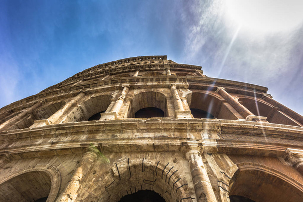 May 28, 2016: The high walls of the Colosseum, Rome - Fotó, kép