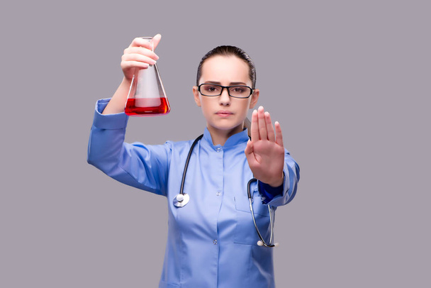 Young doctor in medical concept - Фото, зображення