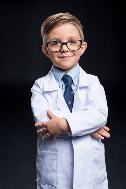 Küçük çocuk bilim adamı - Fotoğraf, Görsel