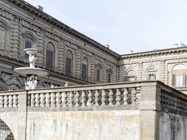 Detail des Palazzo Pitti - Foto, Bild
