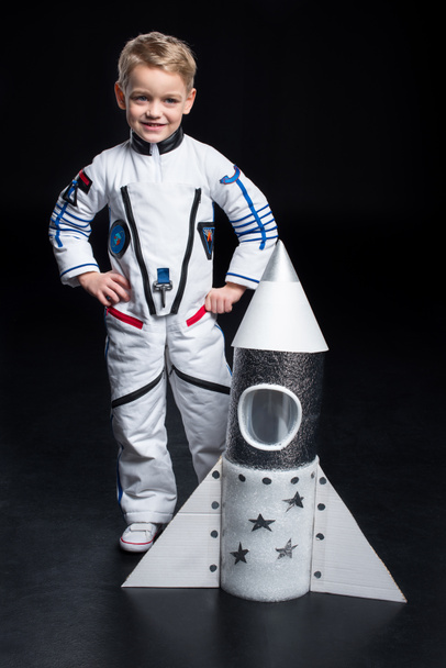 Boy in astronaut costume - Фото, зображення