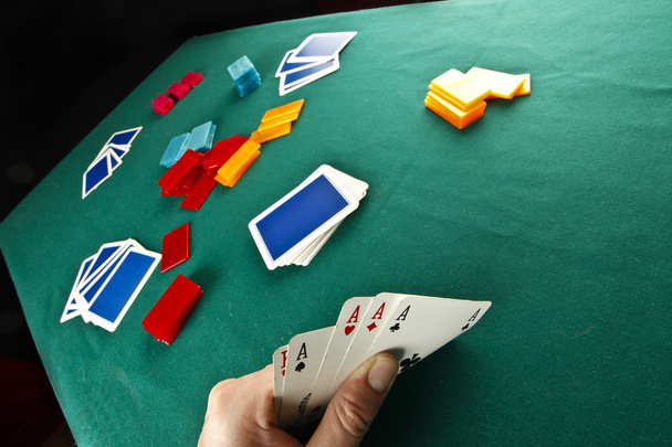 poker table - Foto, Imagen