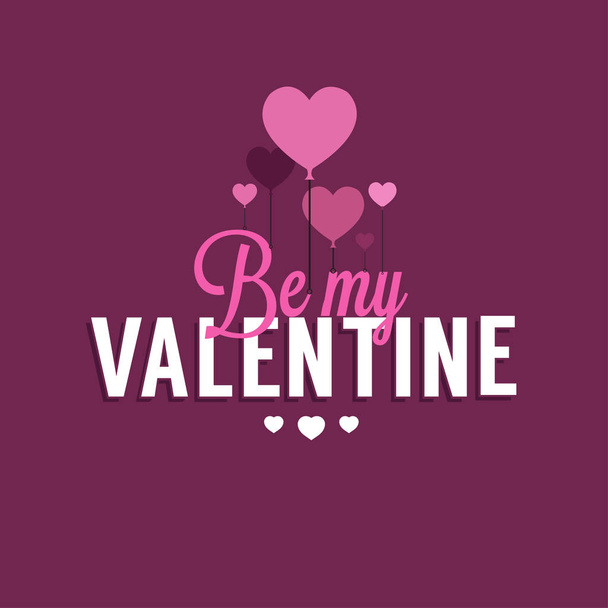  Valentines Day greeting card - Vector, Image