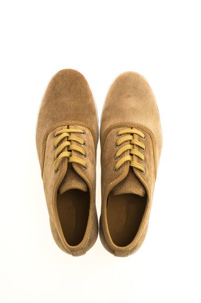 Brown leather shoes - Foto, Imagen