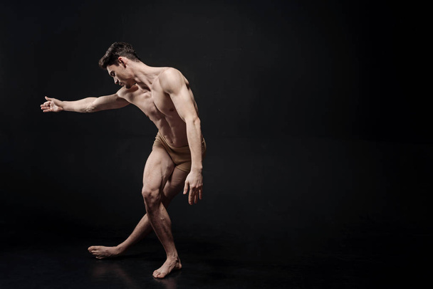 Flexile ballet dancer performing - Photo, image