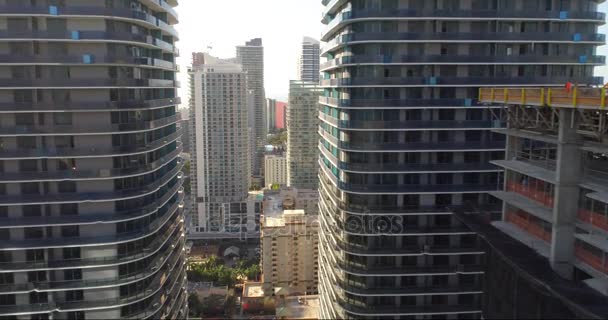 Brickell stad hoogten gebouwen - Video