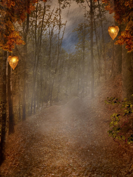 Осенняя иллюстрация
 - Фото, изображение
