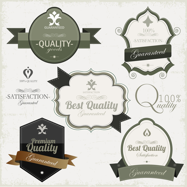 Labels de qualité Premium
 - Vecteur, image
