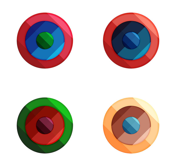 Banderas de círculo vectorial
 - Vector, Imagen