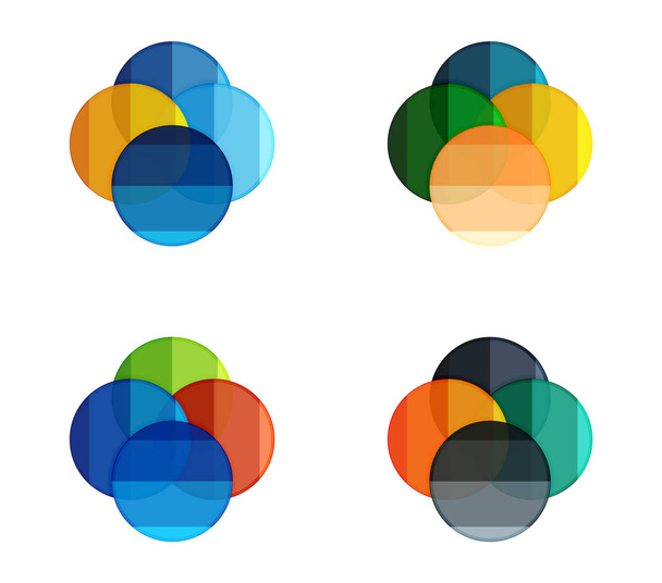 Banderas de círculo vectorial
 - Vector, Imagen