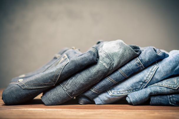 Pile of jeans - Photo, Image