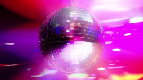 glänzende Discokugel  - Filmmaterial, Video