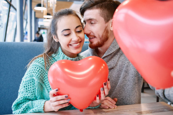 couple in love in Valentines day - Фото, изображение