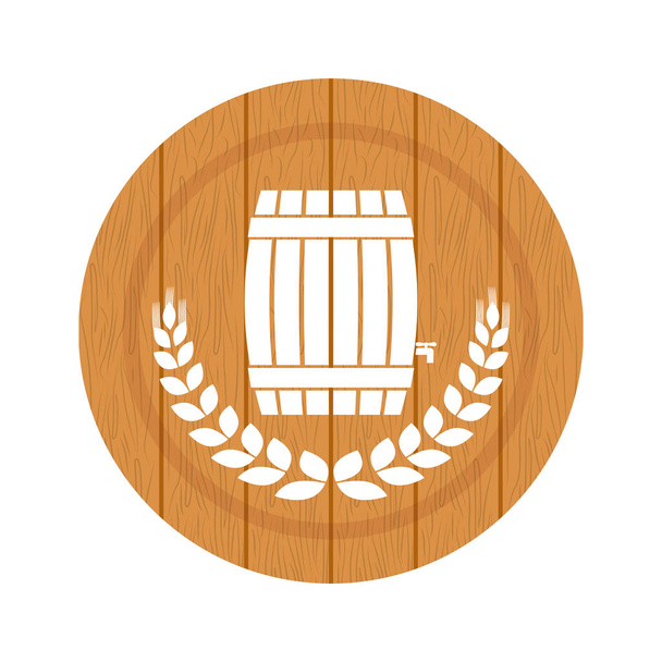 imagem de ícone de emblema relacionado à cerveja
 - Vetor, Imagem