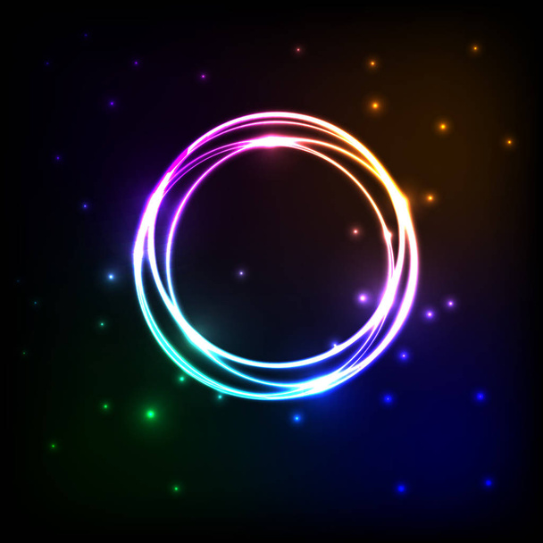 Абстрактний фон з барвистою плазмою
 - Вектор, зображення
